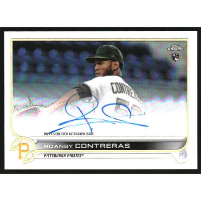 2022 Topps Chrome Rookie Autographs Refractors #RARCO Roansy Contreras