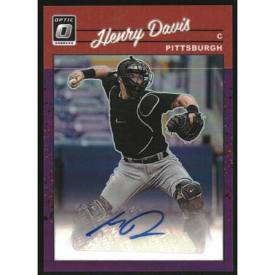2023 Donruss Optic Retro '90 Signatures Purple #3 Henry Davis/99
