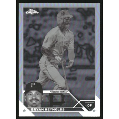 2023 Topps Chrome Negative Refractors #91 Bryan Reynolds