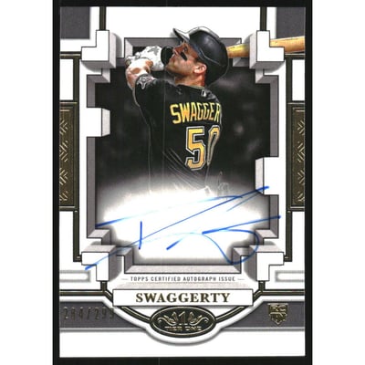 2023 Topps Tier One Break Out Autographs #BOATS2 Travis Swaggerty/299