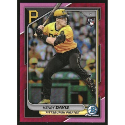2024 Bowman Chrome Fuchsia Refractors #7 Henry Davis