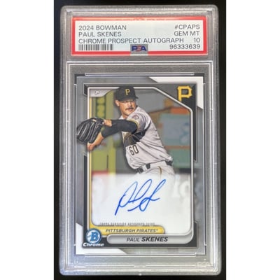 2024 Bowman Chrome Prospect Autographs #CPA-PS Paul Skenes Auto PSA 10