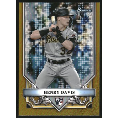 2024 Bowman Sterling Rookies Gold Refractors #BSR2 Henry Davis