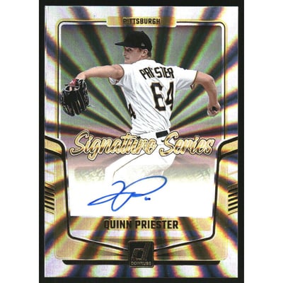 2024 Donruss Signature Series Laser #22 Quinn Priester