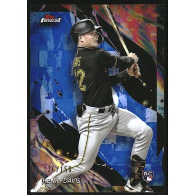 2024 Finest Blue Refractors #163 Henry Davis