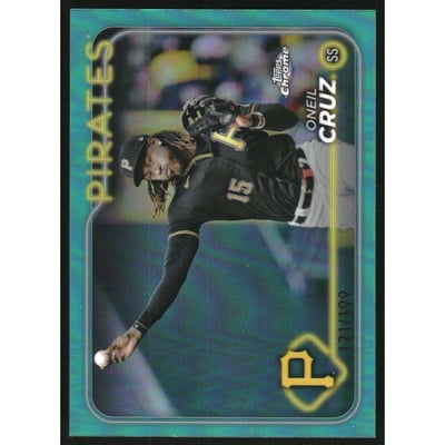 2024 Topps Chrome Aqua Refractors #98 Oneil Cruz