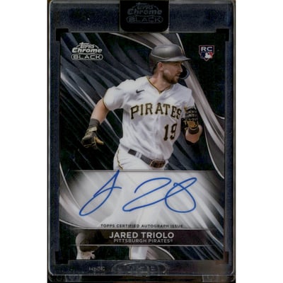 2024 Topps Chrome Black Autographs #CBAJT Jared Triolo
