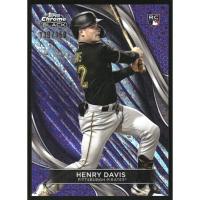 2024 Topps Chrome Black Purple Mini-Diamond Refractors #41 Henry Davis