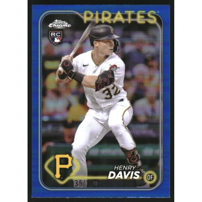 2024 Topps Chrome Blue Refractors #260 Henry Davis