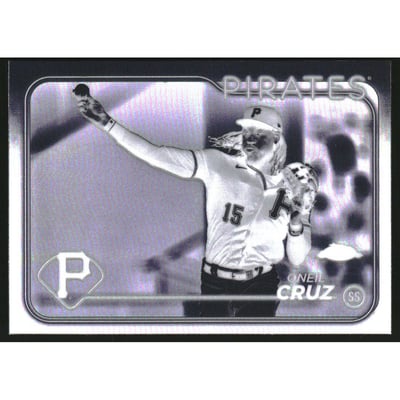 2024 Topps Chrome Negative Refractors #98 Oneil Cruz