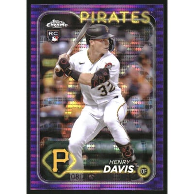2024 Topps Chrome Purple Sonar Refractors #260 Henry Davis