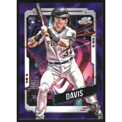 2024 Topps Cosmic Chrome Purple Nebula Refractors #100 Henry Davis