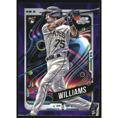 2024 Topps Cosmic Chrome Purple Nebula Refractors #75 Alika Williams