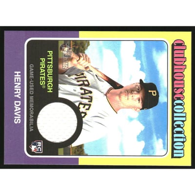 2024 Topps Heritage Clubhouse Collection Relics #CCRHD Henry Davis