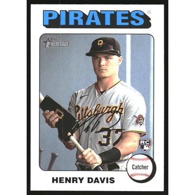 2024 Topps Heritage White Border #415 Henry Davis
