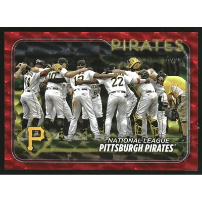 2024 Topps Red Foil #696 Pittsburgh Pirates FS