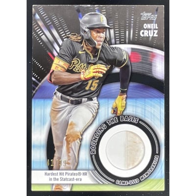 2024 Topps Rounding the Bases Relics Black #RTB-OCR Oneil Cruz MEM /99