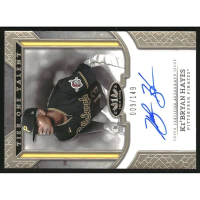 2024 Topps Tier One Talent Autographs #T1TAKHA Ke'Bryan Hayes/149