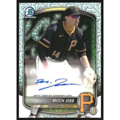 2025 Bowman Chrome Mega Box Prospect Autographs #BMAMJ Mitch Jebb