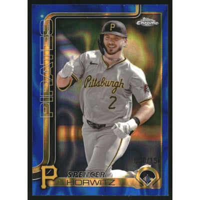 2025 Topps Chrome Blue Lava Refractors #243 Spencer Horwitz