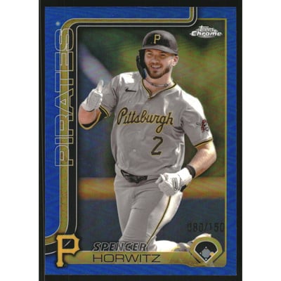 2025 Topps Chrome Blue Refractors #243 Spencer Horwitz
