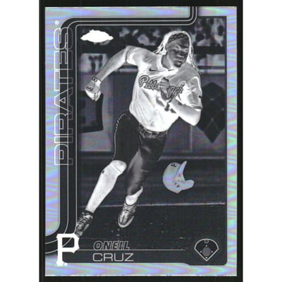 2025 Topps Chrome Negative Refractors #252 Oneil Cruz