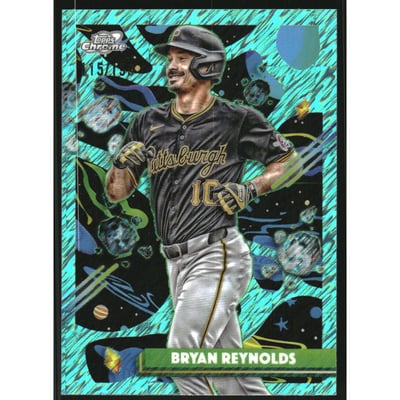 2025 Topps Cosmic Chrome Aqua Equinox Refractors #10 Bryan Reynolds
