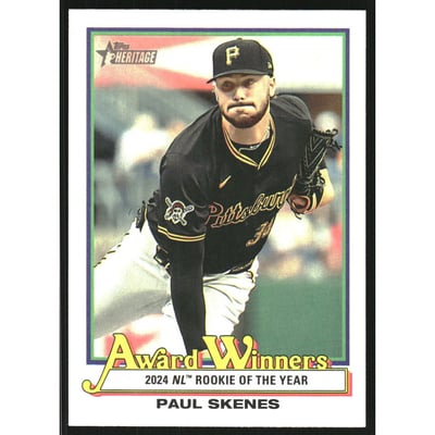 2025 Topps Heritage Award Winners #AW4 Paul Skenes