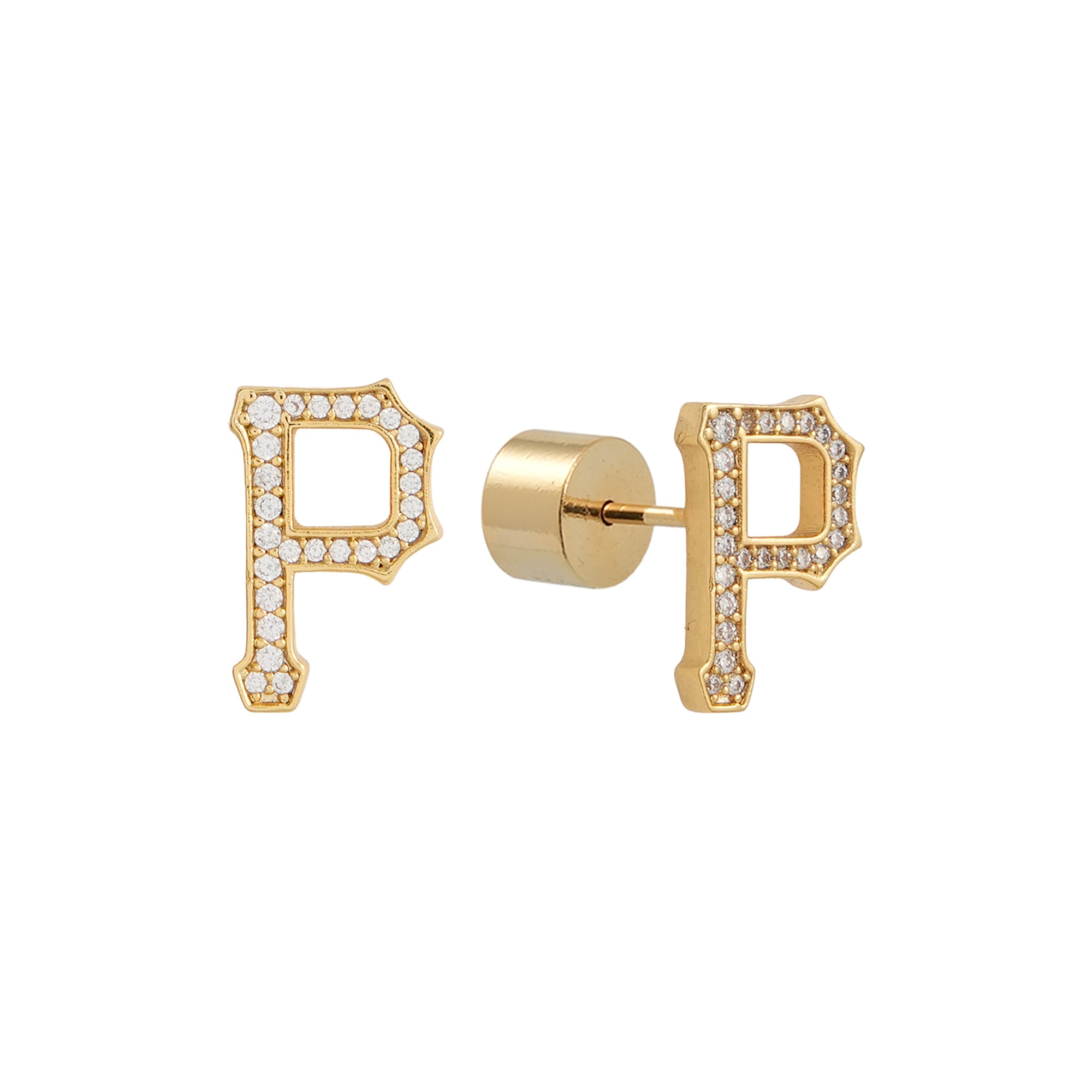 by Jill Martin Pittsburgh Pirates Glam Day Post Back Earrings