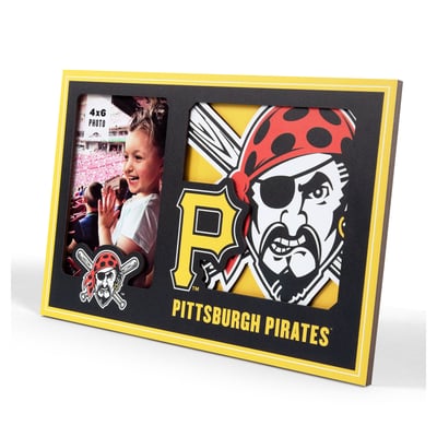 Pittsburgh Pirates IDNA 3D Logo Series Picture Frame