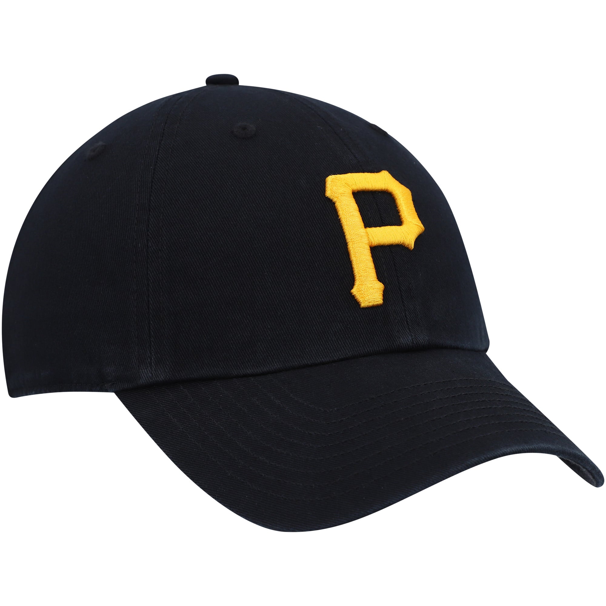 Men's '47 Black Pittsburgh Pirates Clean Up Adjustable Hat