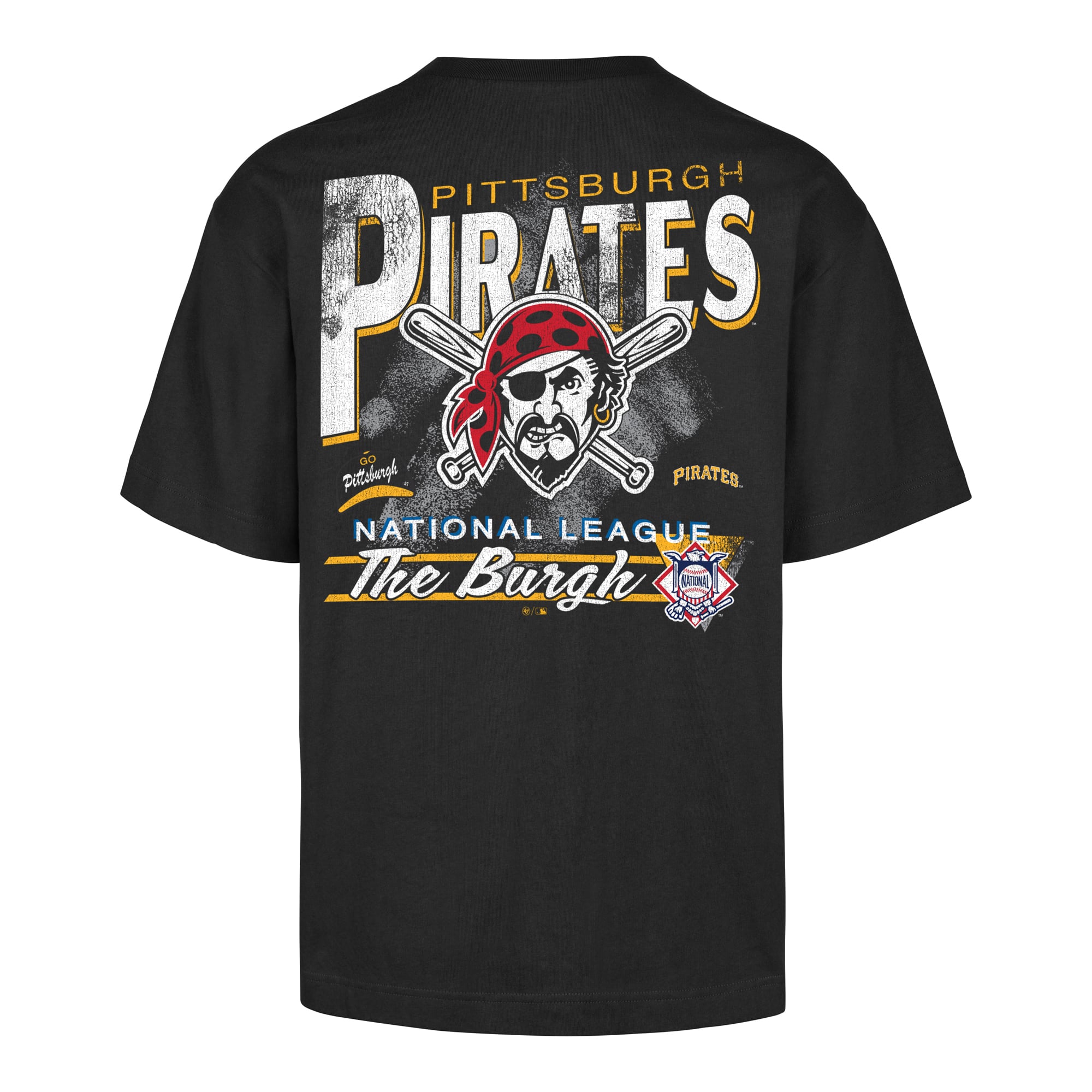 T-shirt homme noir Pittsburgh Pirates Under Bar Foundation '47