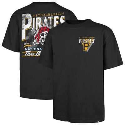 Pittsburgh Pirates '47 Under Bar Foundation T-Shirt - Black