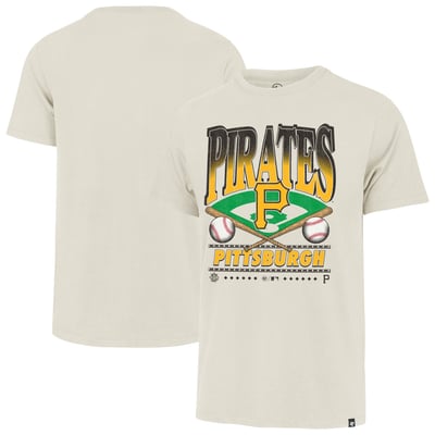  Pittsburgh Pirates '47 Big & Tall Straight Shot T-Shirt - Tan
