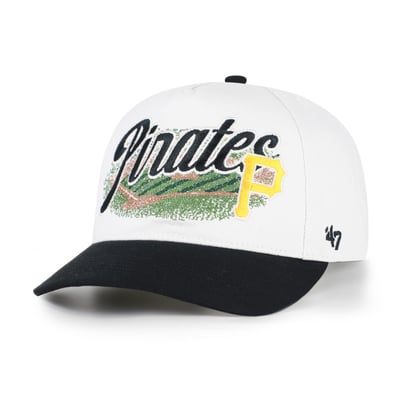 Pittsburgh Pirates '47 Enfield Hitch Adjustable Hat - White/Black