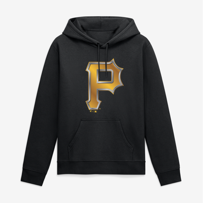 Pittsburgh Pirates Big & Tall Metallic Mascot Hoodie - Black