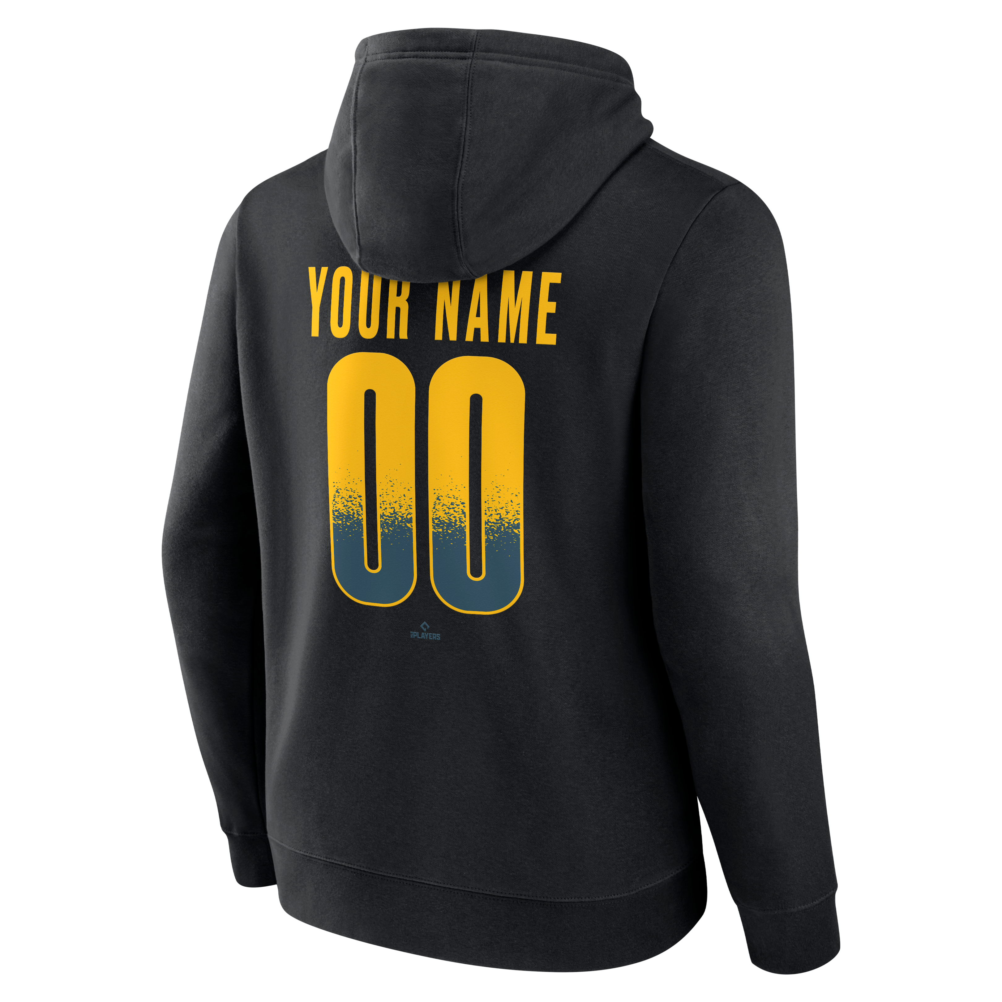 Men's Black Pittsburgh Pirates Home Field Pop Personalized Name & Number Hoodie