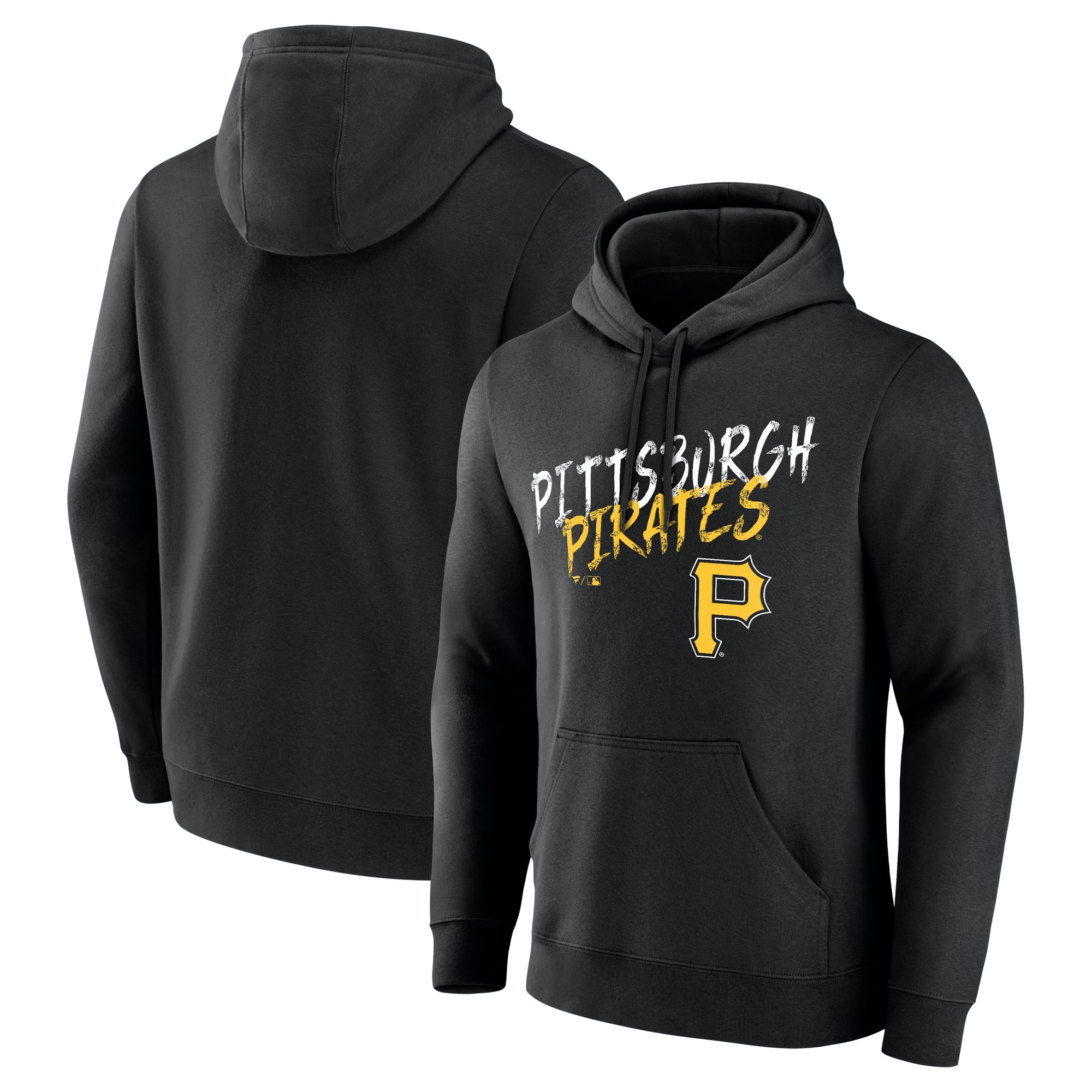 Sweat à capuche noir Pittsburgh Pirates Hustle pour homme