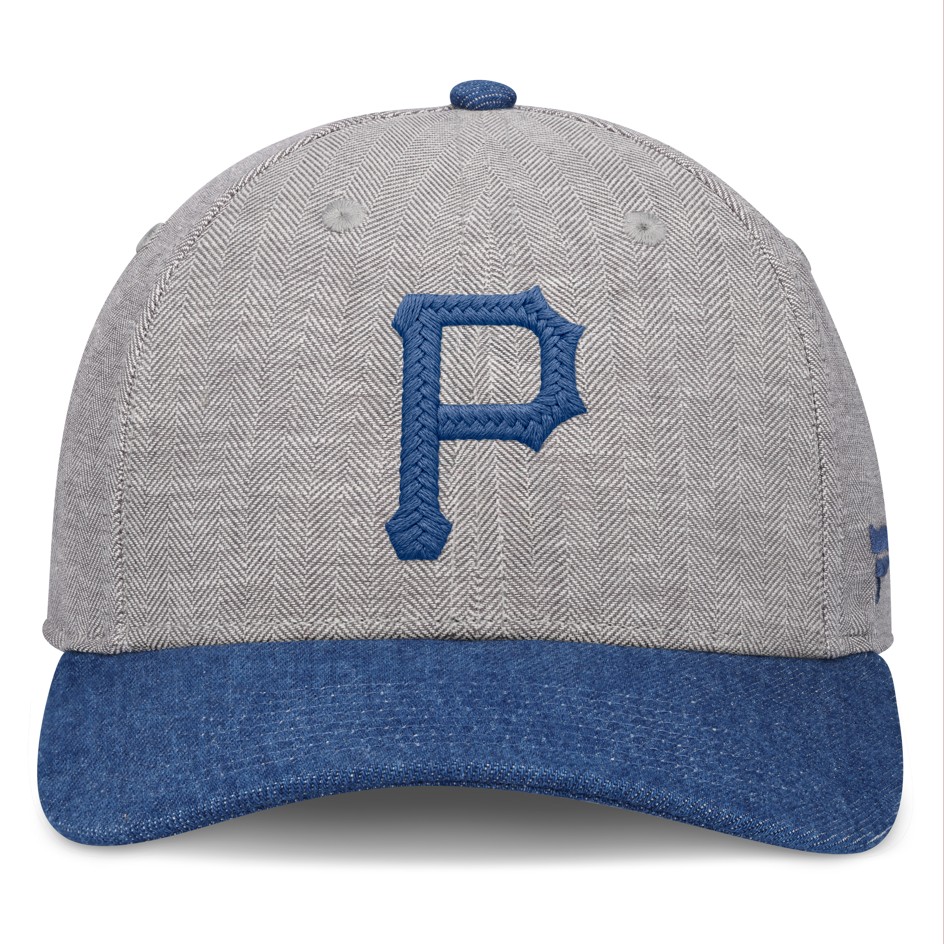Casquette ajustable Fanatics grise/denim Pittsburgh Pirates Level Up Conduct pour homme