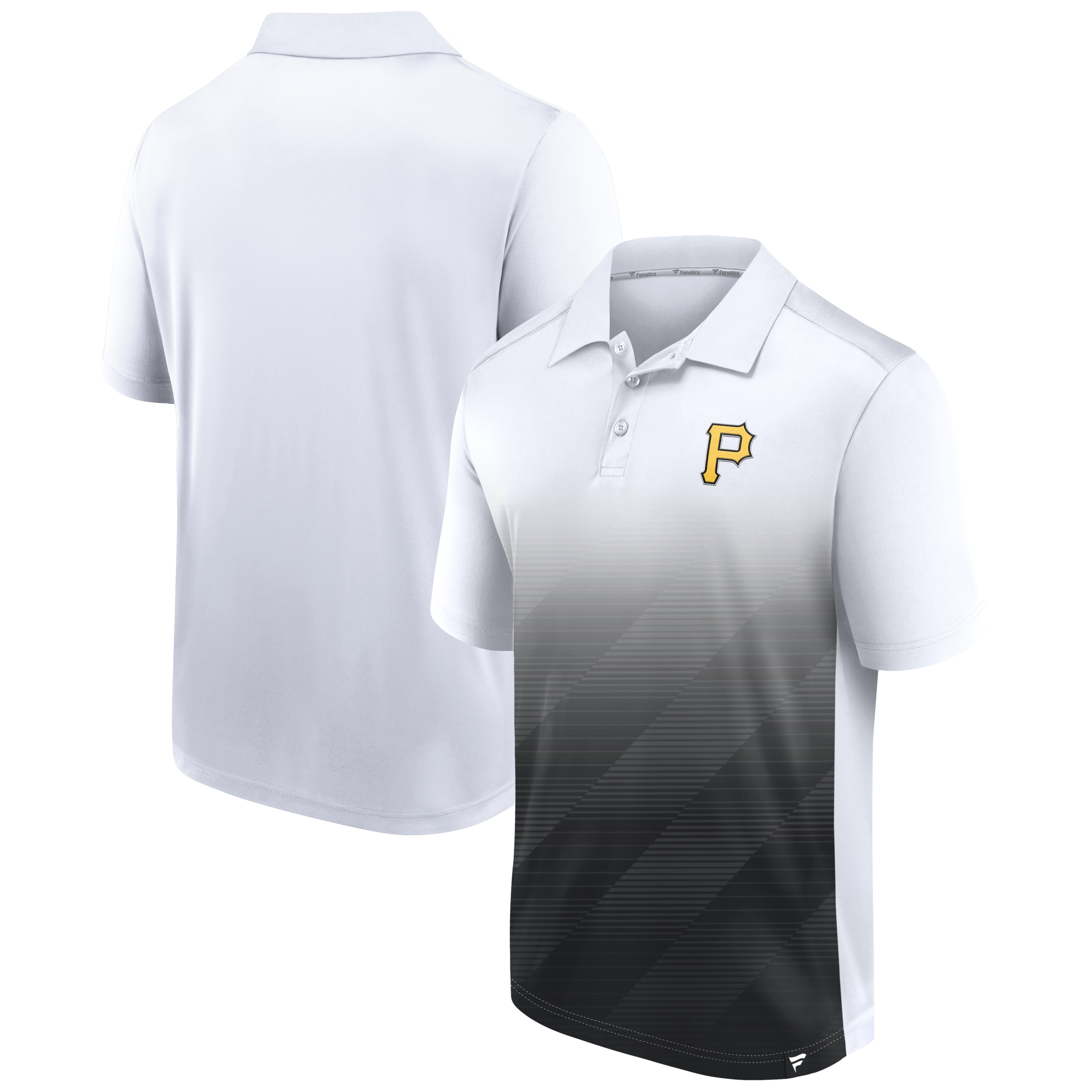 Men's Fanatics White Pittsburgh Pirates Parameter Polo