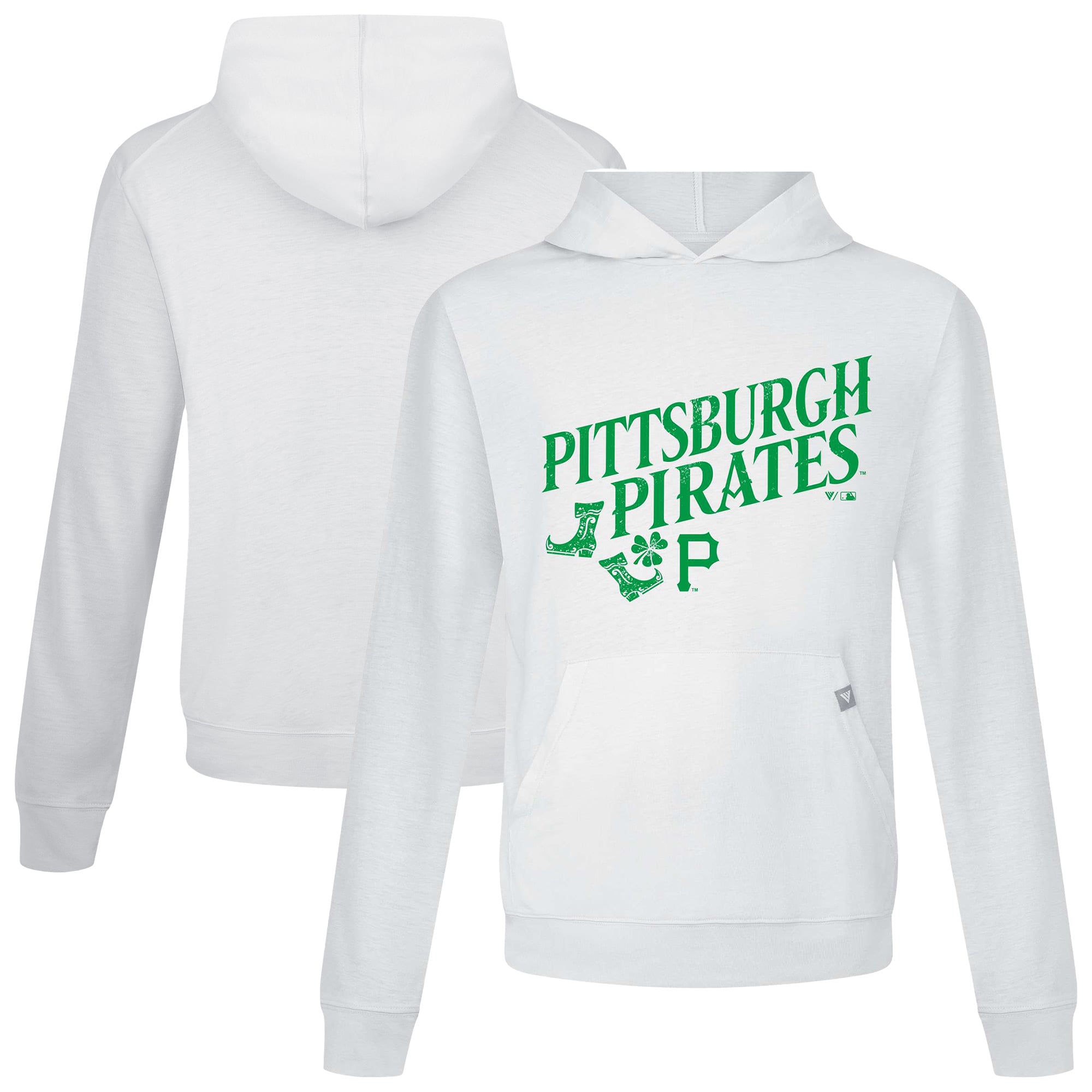 Sweat à capuche noir pour homme avec bottes relais de la Saint-Patrick des Pirates Pittsburgh Levelwear