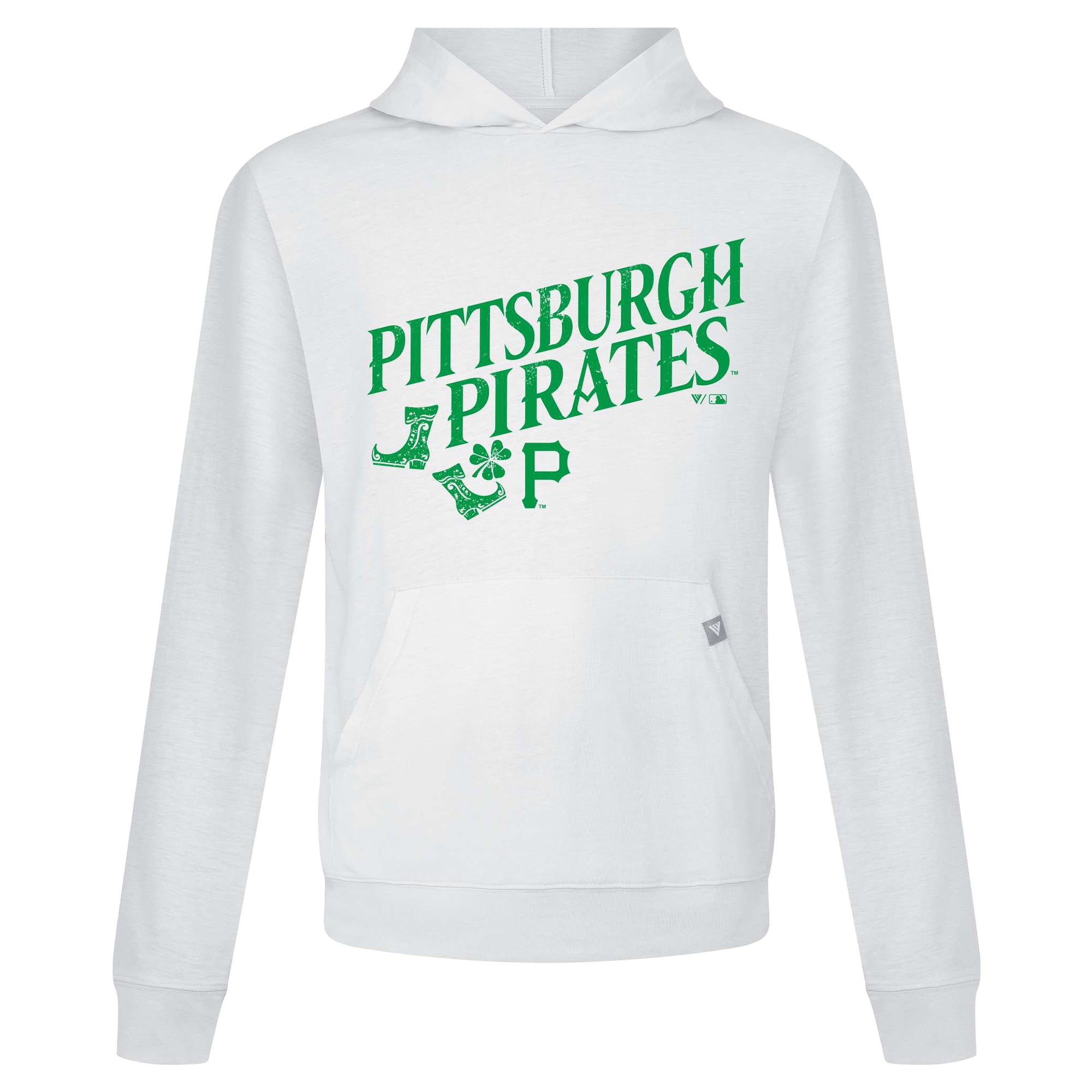 Sweat à capuche noir pour homme avec bottes relais de la Saint-Patrick des Pirates Pittsburgh Levelwear