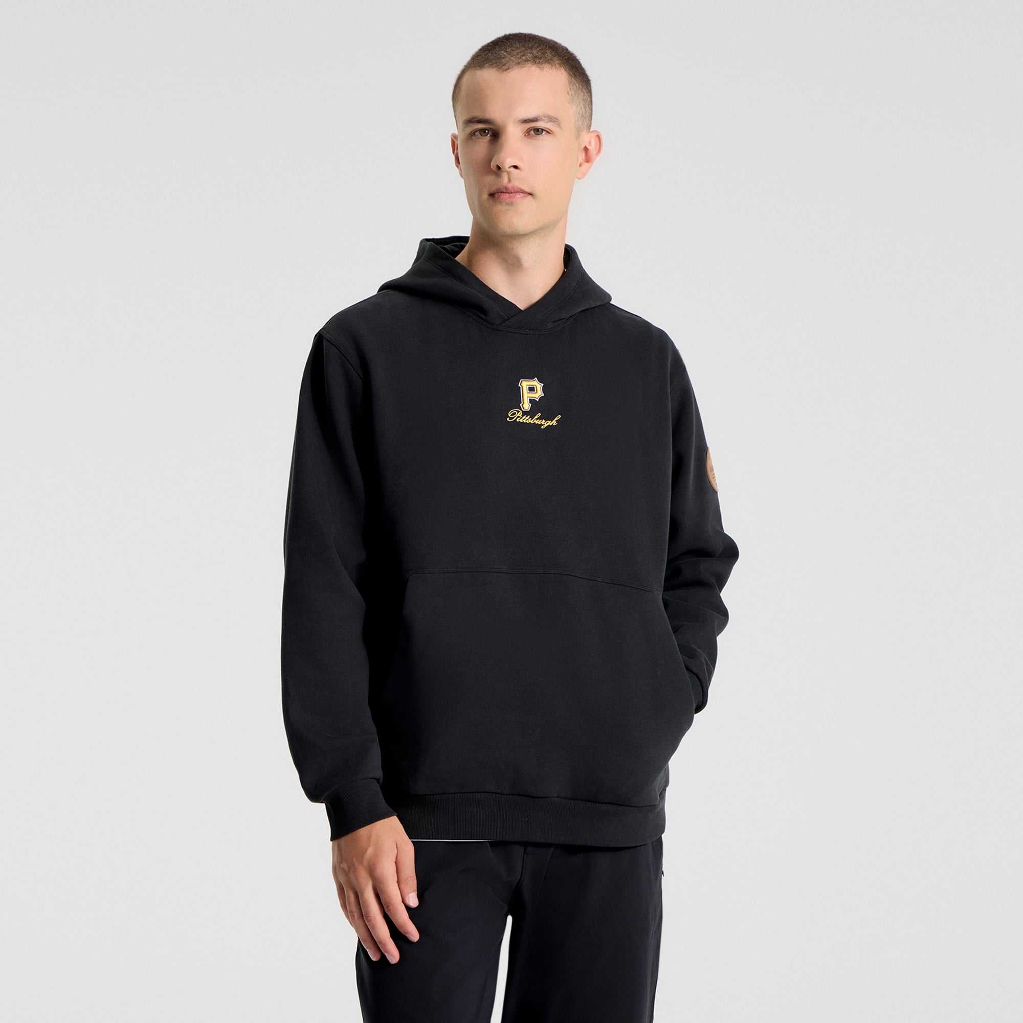 Sweat à capuche Steady State noir Pittsburgh Pirates de lululemon pour homme
