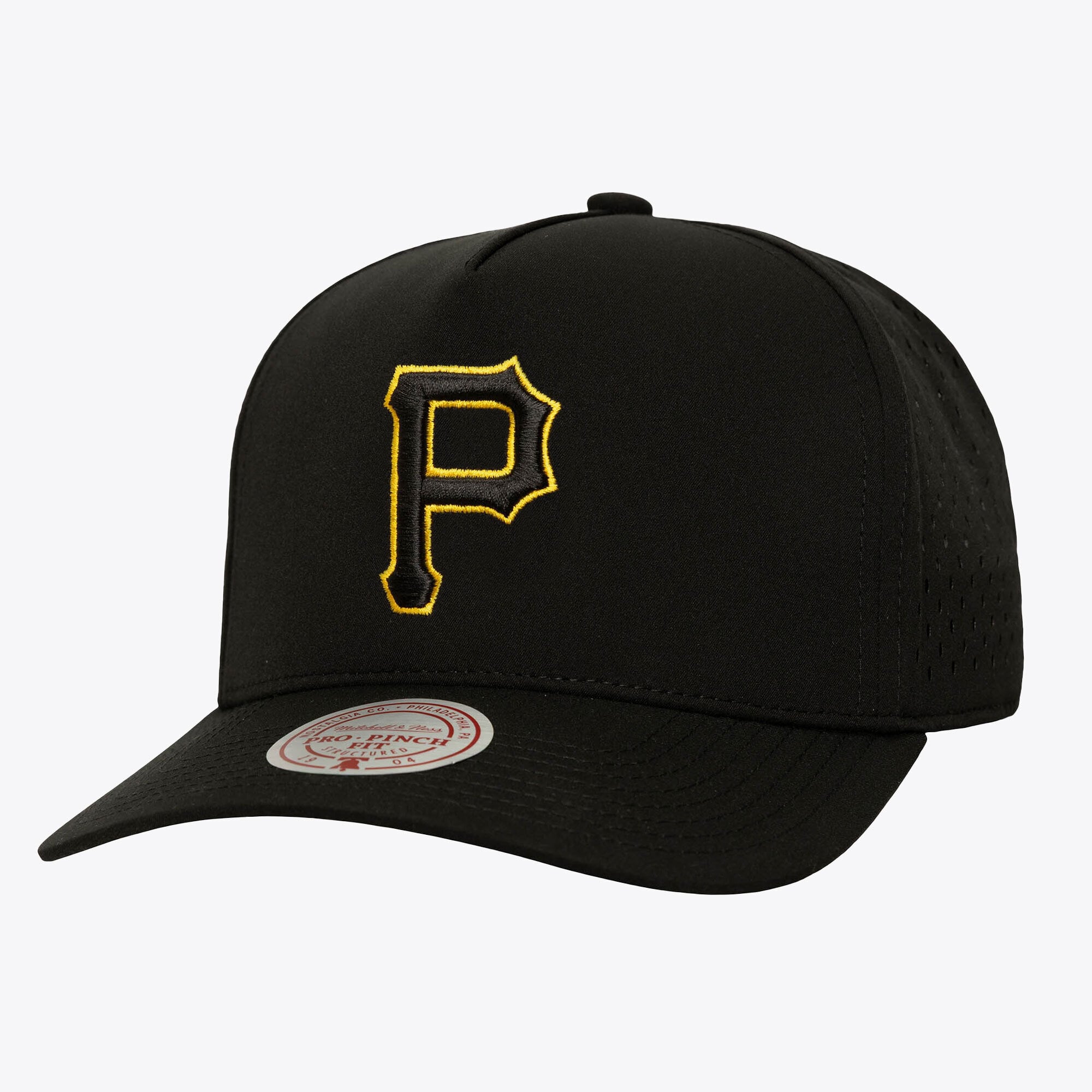 Casquette snapback Mitchell & Ness noire Pittsburgh Pirates Perfect Pop Pro pour homme