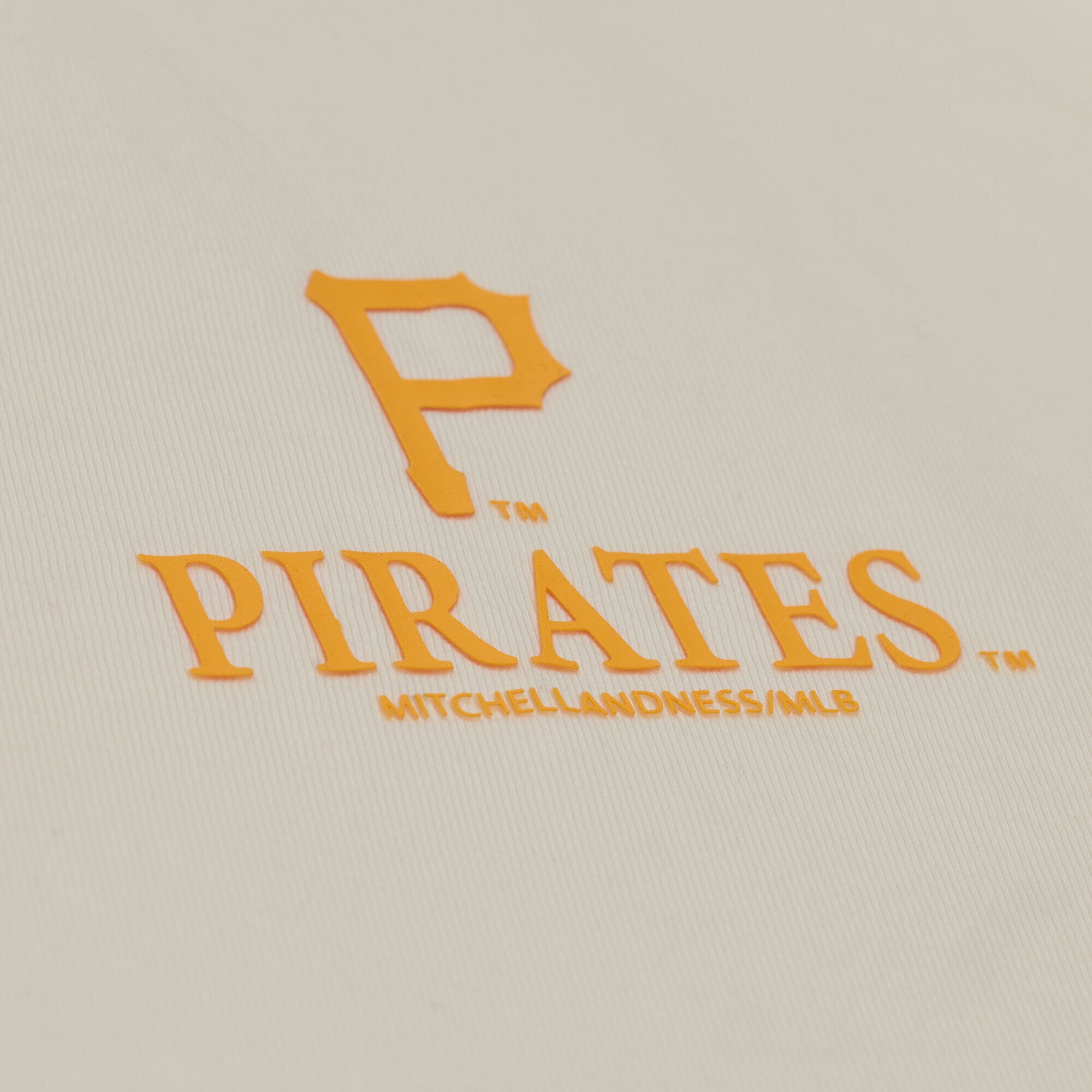 Men's Mitchell & Ness Cream Pittsburgh Pirates Core Essentials T-Shirt