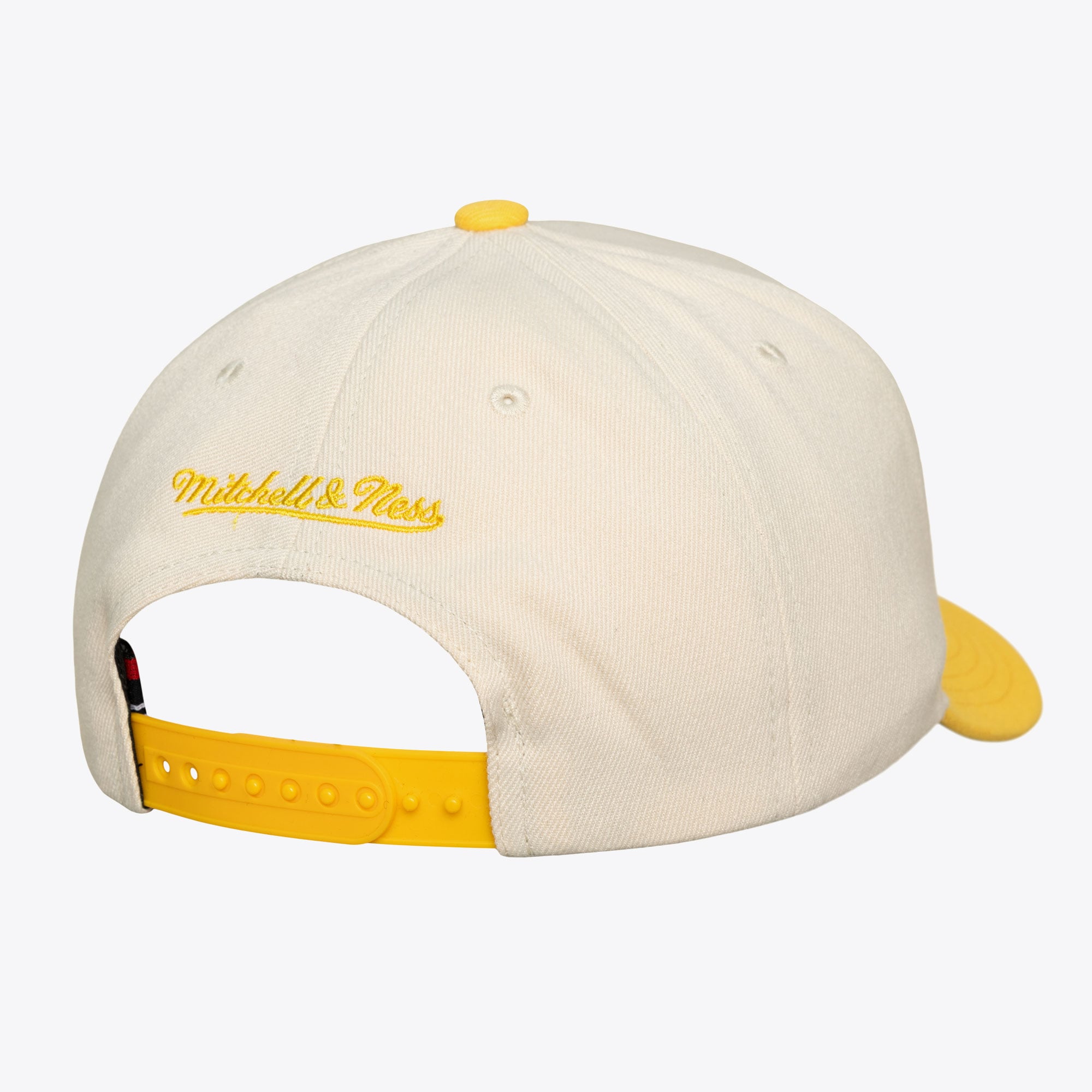 Men's Mitchell & Ness  Cream/Gold Pittsburgh Pirates Flawless Stretch-Snapback Hat