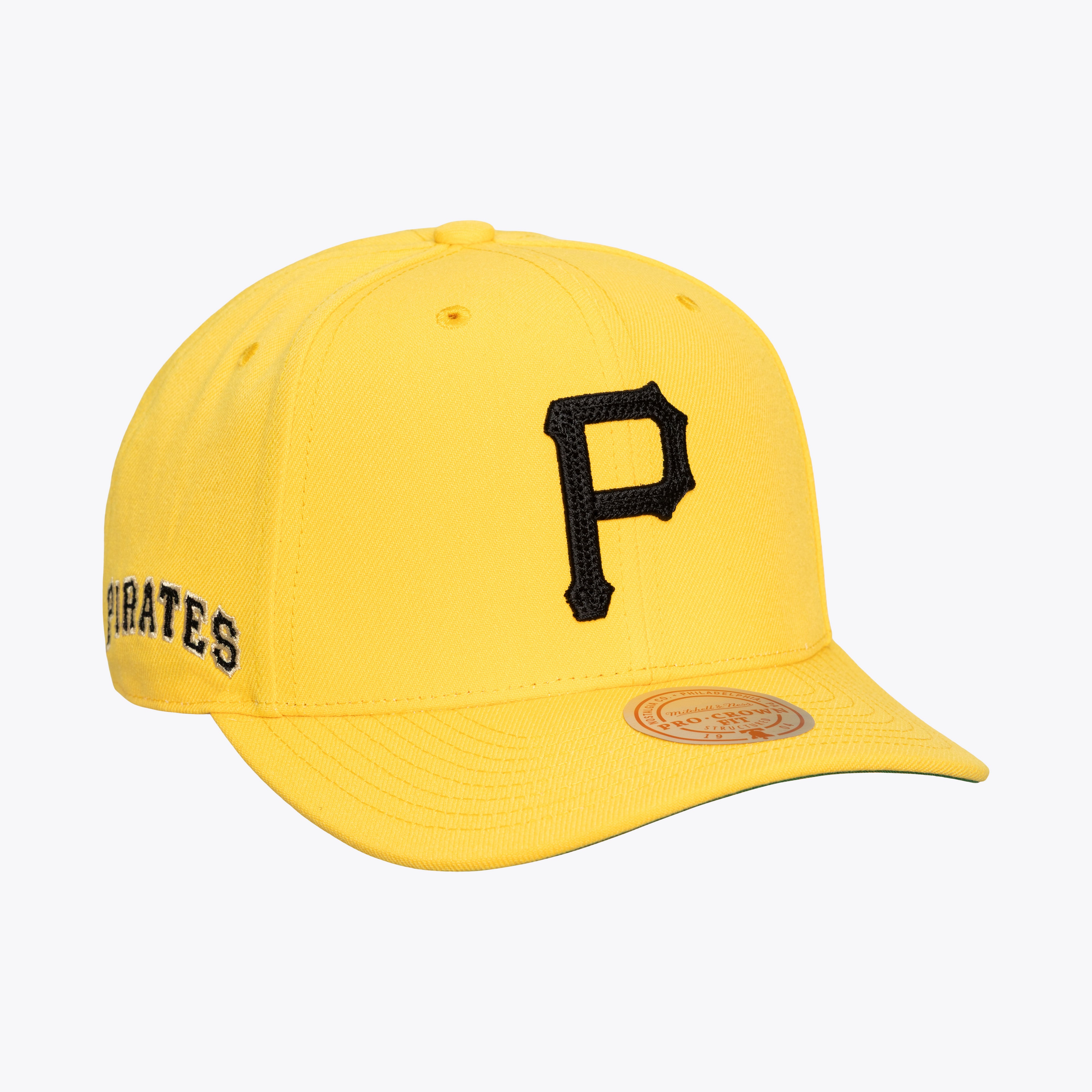 Men's Mitchell & Ness Gold Pittsburgh Pirates Secondary Pro Snapback Hat