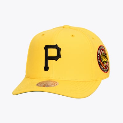  Pittsburgh Pirates Mitchell & Ness Secondary Pro Snapback Hat - Gold