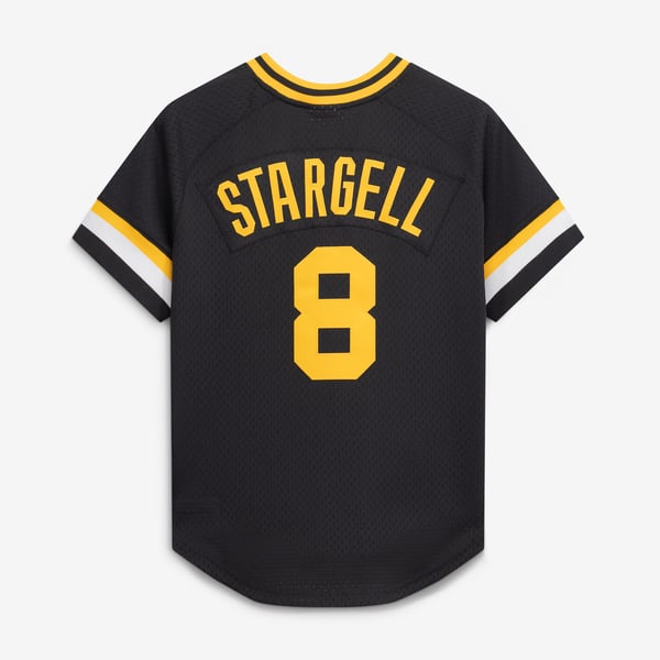 メンズ Mitchell&Ness ウィリー・スタージェル ブラック ピッツバーグ 
