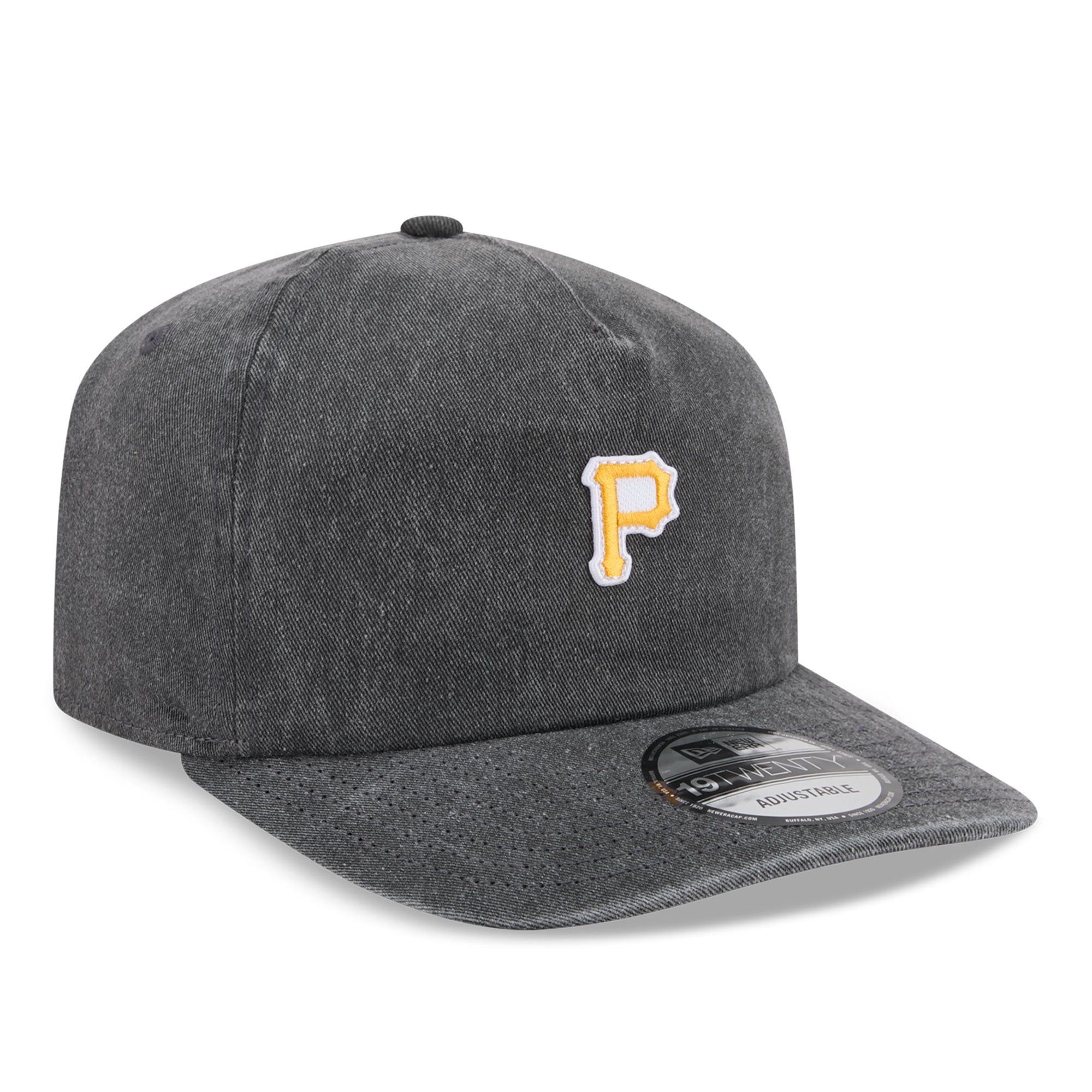 Casquette New Era noire Pittsburgh Pirates 19TWENTY pour homme, micro-ajustable